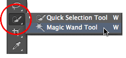Photoshop 'Magic Wand' tool